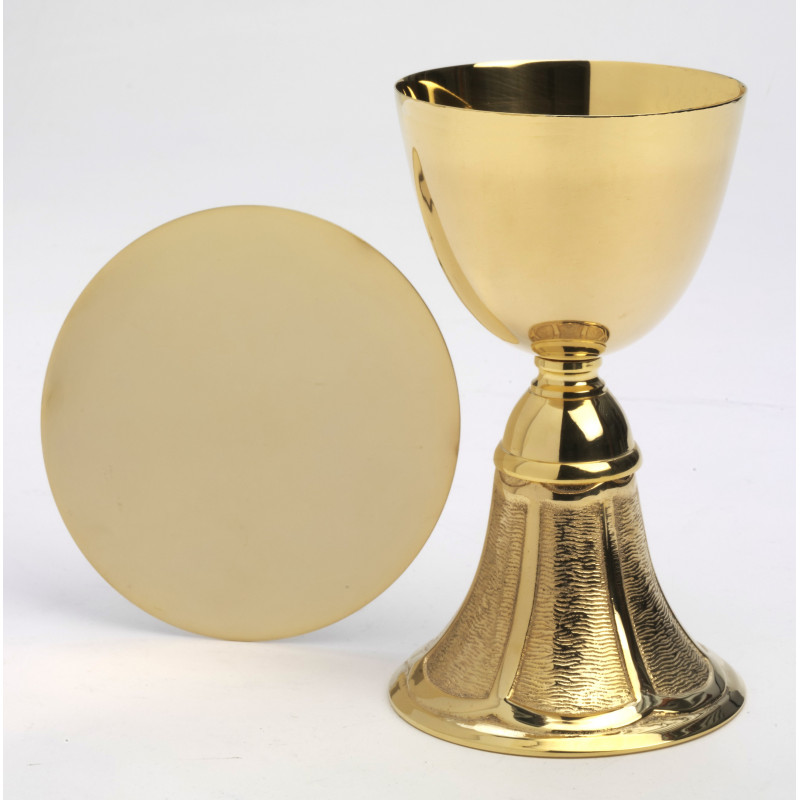 Chalice + Paten, gold-plated - 18.5 cm (9) - Best Catholic Shop