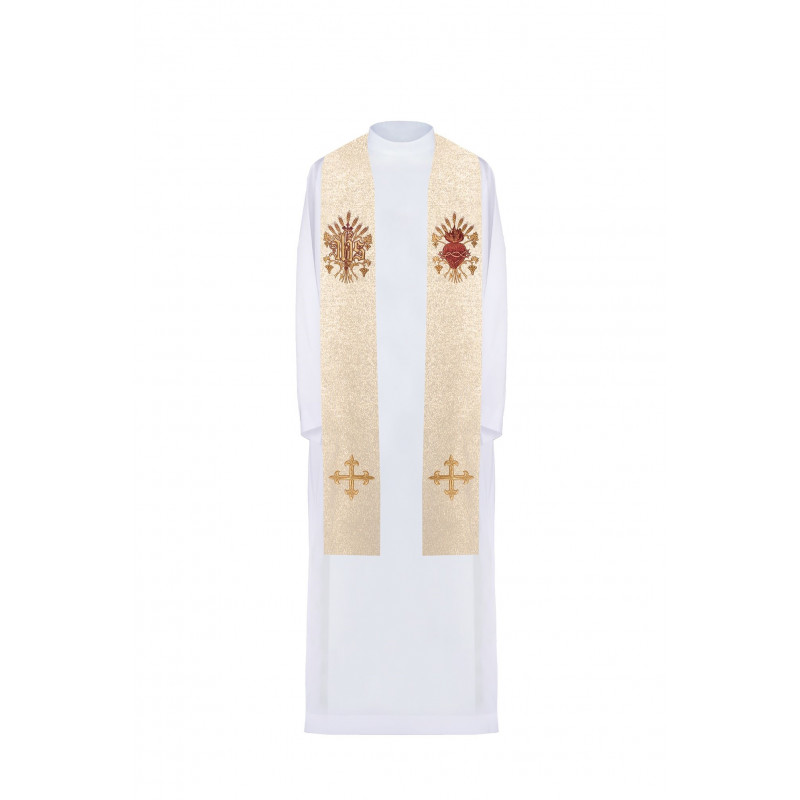 Embroidered stole - Heart of Jesus (159) - Best Catholic Shop