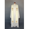 Embroidered stole - liturgical colors, rich embroidery (11) - Image 1