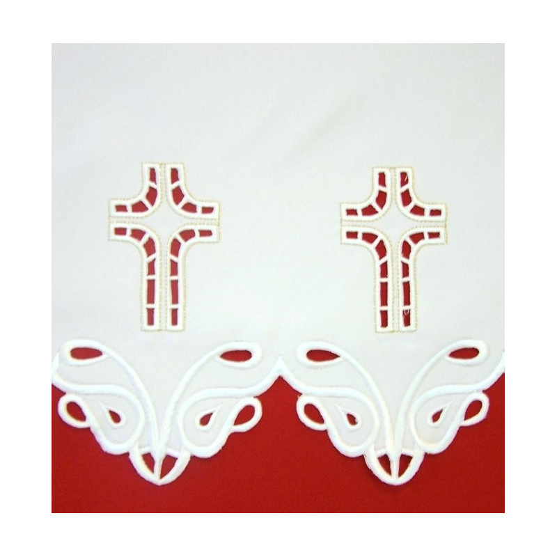 Embroidered altar cloth - Eucharistic design (102) - Best Catholic Shop