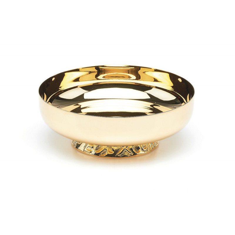 Deep paten diameter 16 cm (6.3 inches) - nodus decorated - Best Catholic Shop