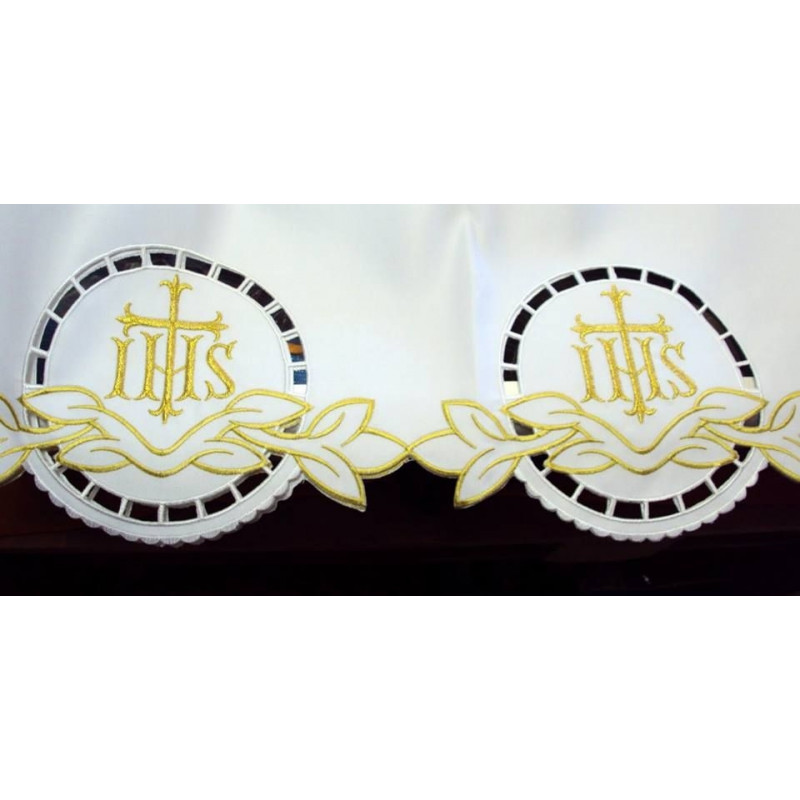 Embroidered altar cloth - Eucharistic design (127) - Best Catholic Shop