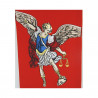 Stole, embroidered, red, Archangel Michael - Image 2