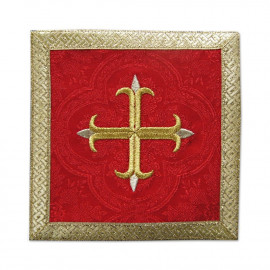 Chalice pall Cross + gold edging