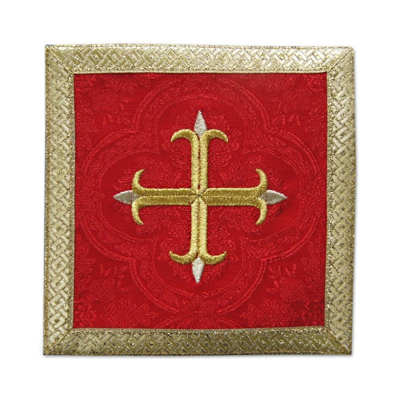 Chalice pall Cross + gold edging - Best Catholic Shop