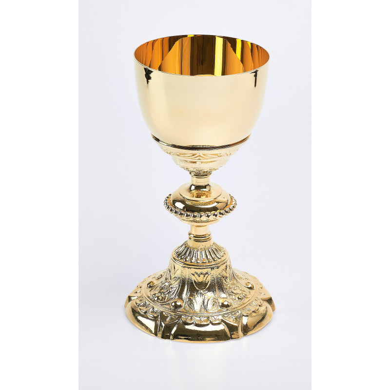 Gold plated chalice - 22 cm (28) - Best Catholic Shop