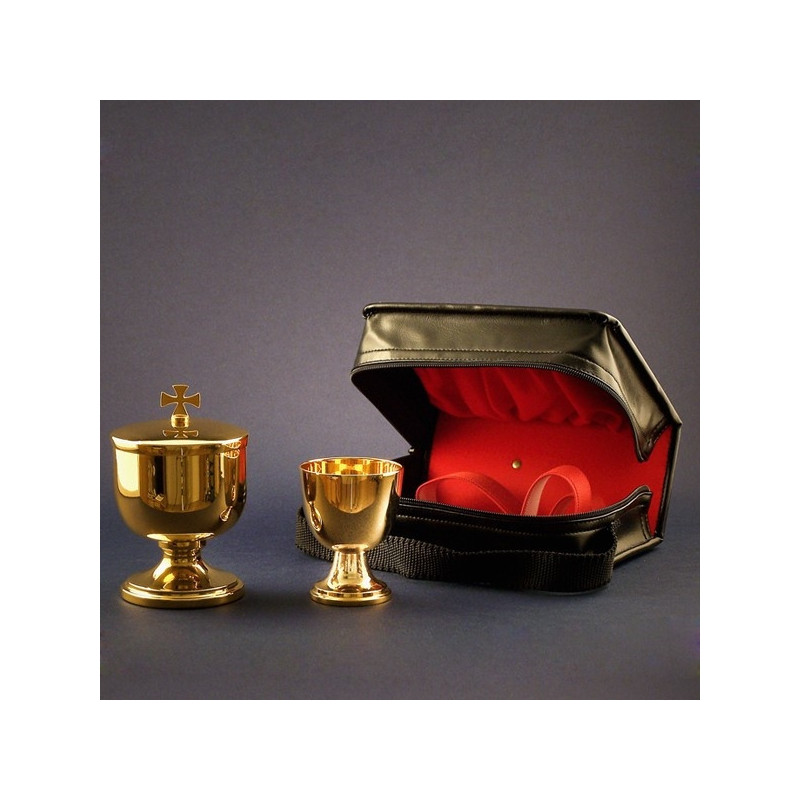 Tourist set chalice + ciborium - Best Catholic Shop