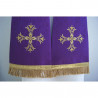 Roman priest's stole, purple (05) - Image 2