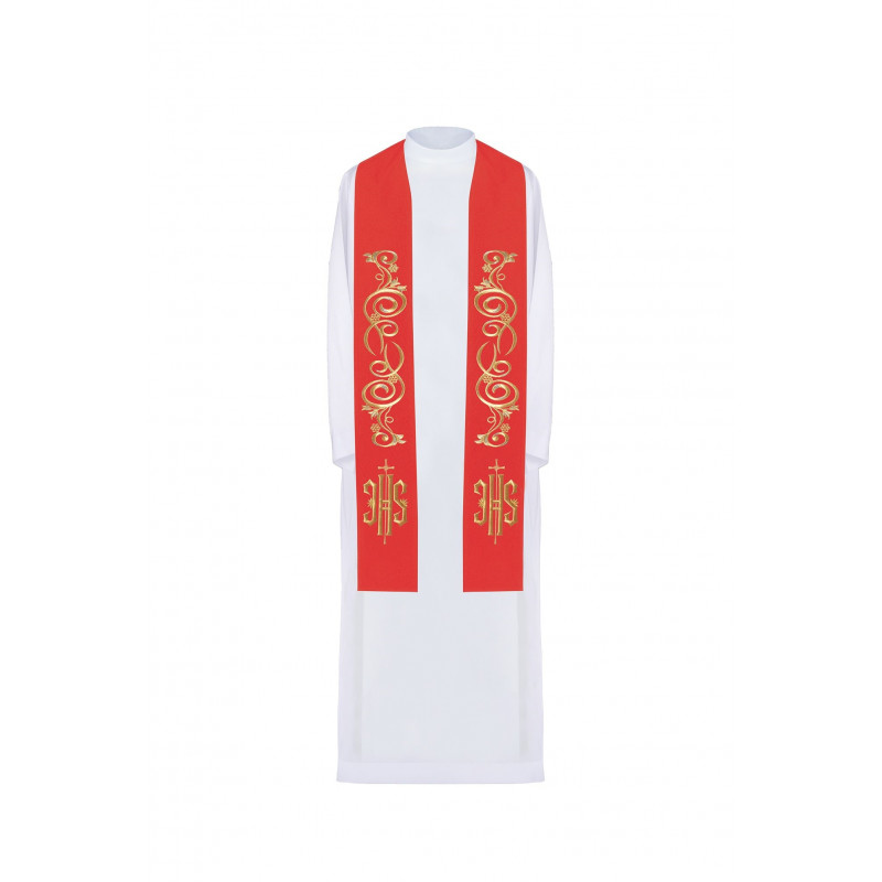 Embroidered stole - liturgical colors (31) - Best Catholic Shop
