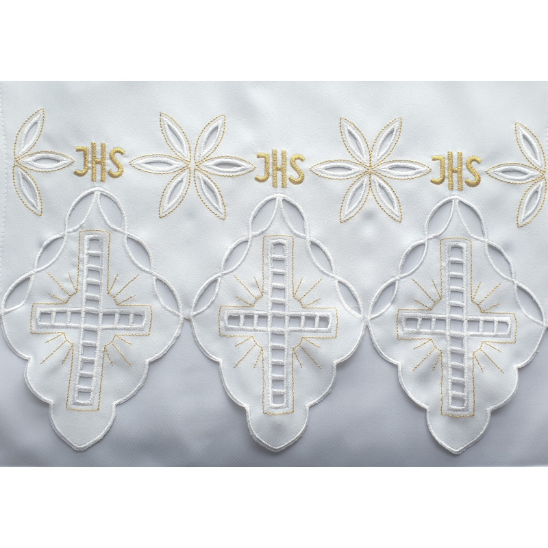 Embroidered altar cloth - Eucharistic design (153) - Best Catholic Shop