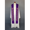 Embroidered stole - liturgical colors, rich embroidery (10) - Image 3