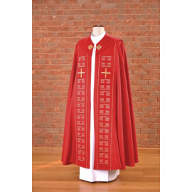 Embroidered red cope (62)