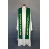 Embroidered stole - liturgical colors, rich embroidery (10) - Image 4