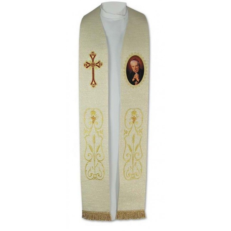 Embroidered stole Cardinal Stefan Wyszyński (1) - Best Catholic Shop