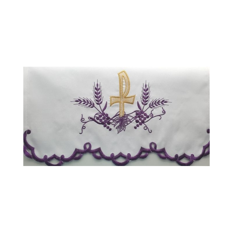 Embroidered altar cloth - Eucharistic design (215) - Best Catholic Shop