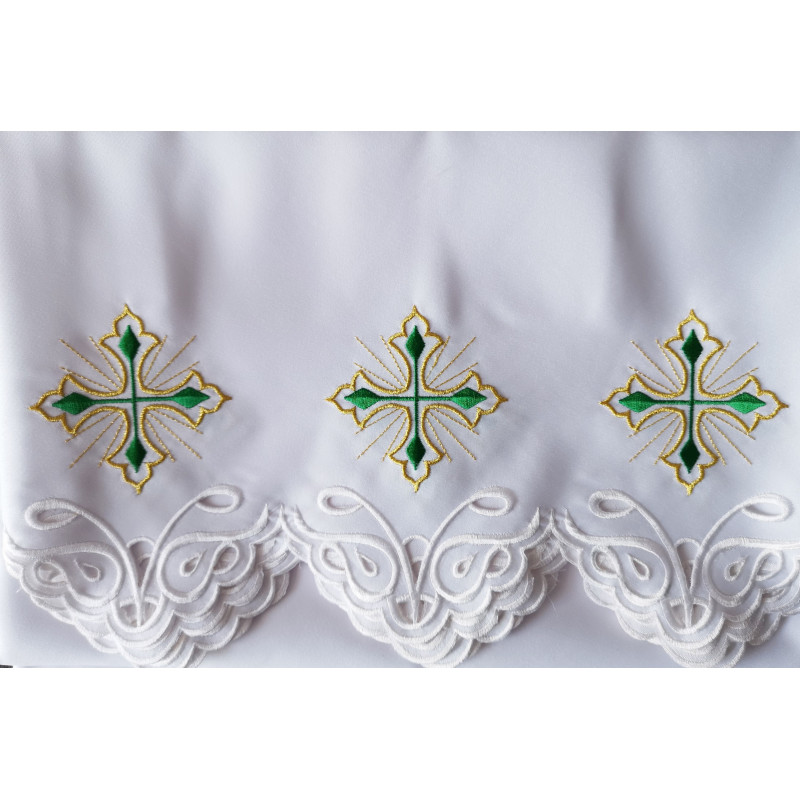 Embroidered altar cloth - Eucharistic design (174) - Best Catholic Shop