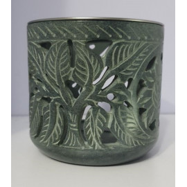 Home incense burner - soapstone - 9 cm (3.5 inches)