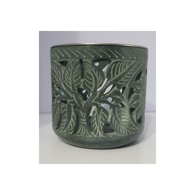 Home incense burner - soapstone - 9 cm (3.5 inches) - Best Catholic Shop