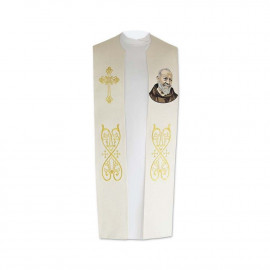 St. Padre Pio embroidered stole