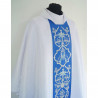 Gothic Marian chasuble, white jacquard - Image 2
