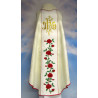 Embroidered chasuble Heart of Jesus - rosette fabric - Image 2
