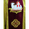 Embroidered chasuble of the Sacrificial Lamb - fabric velvet - Image 3
