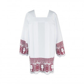 Priest surplice, cotton lace, lining