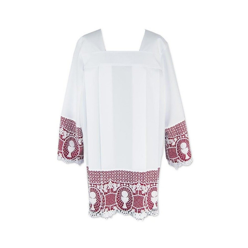 Priest surplice, cotton lace, lining - Best Catholic Shop