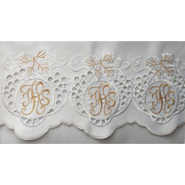 Embroidered altar cloth - Eucharistic design (219)