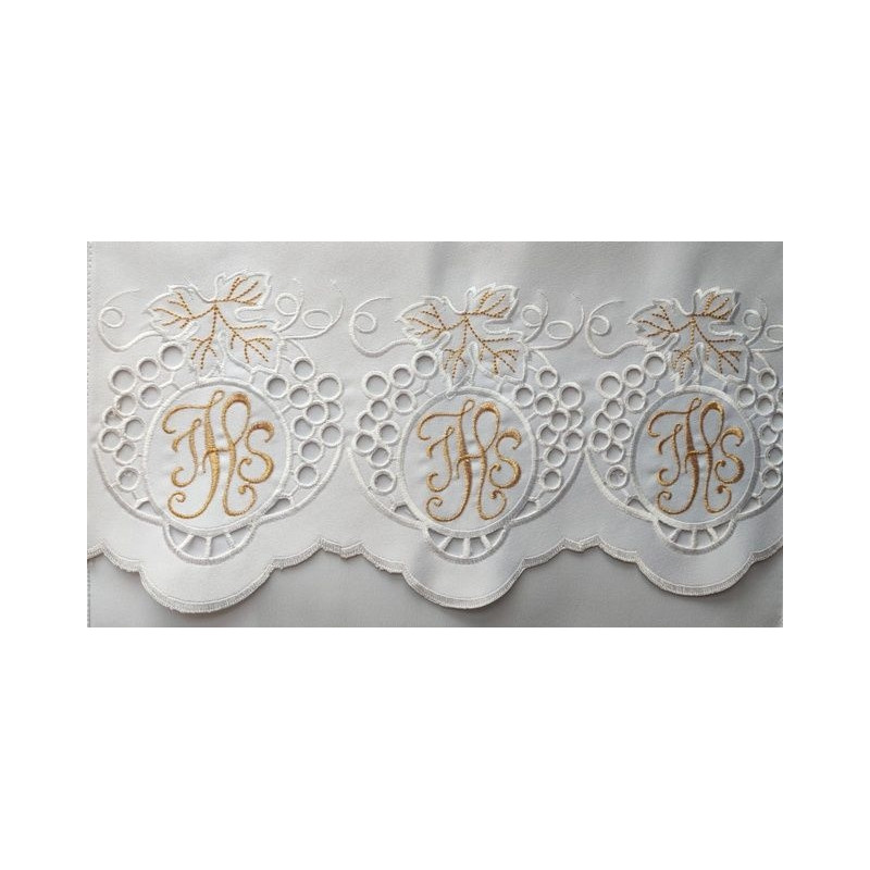 Embroidered altar cloth - Eucharistic design (219) - Best Catholic Shop