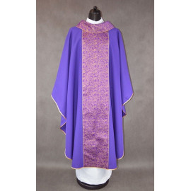 Purple chasuble - ceremonial pattern (10)