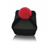 3 or 4 wing biretta (black with red / purple pom pom) - Image 1