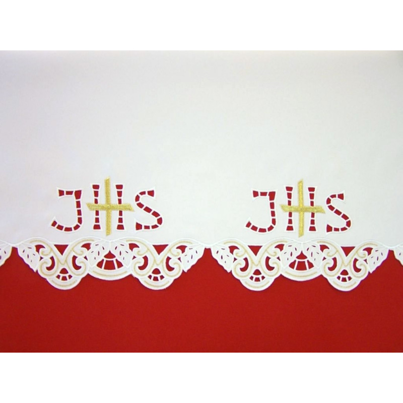 Embroidered altar cloth - Eucharistic design (126) - Best Catholic Shop