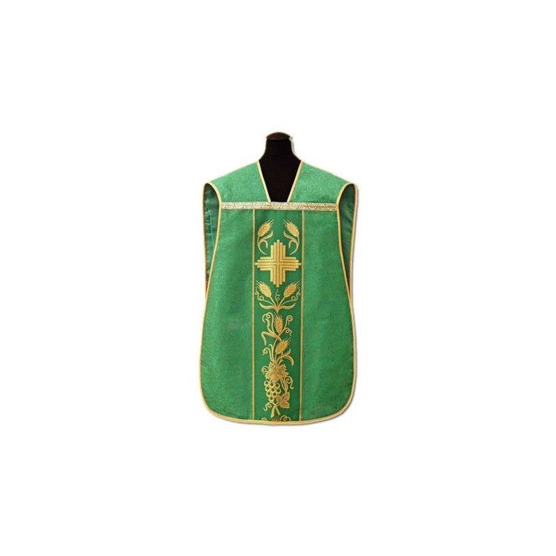 Roman chasuble - damask fabric (4) - Best Catholic Shop