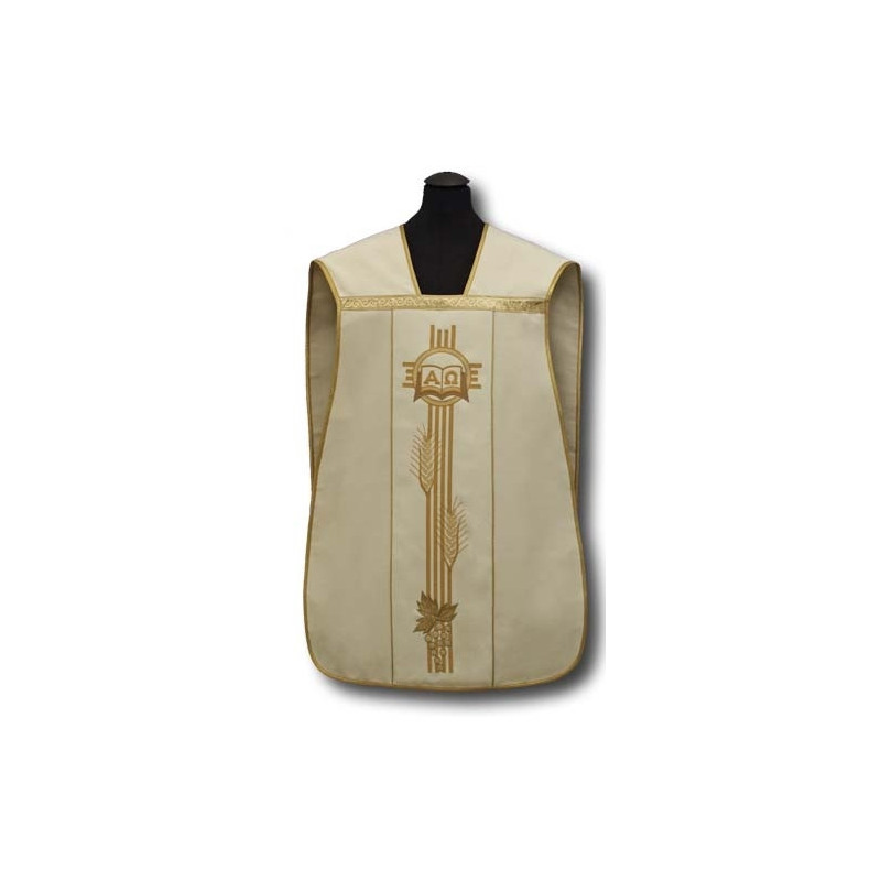 Roman chasuble cream - elano-wool (7) - Best Catholic Shop