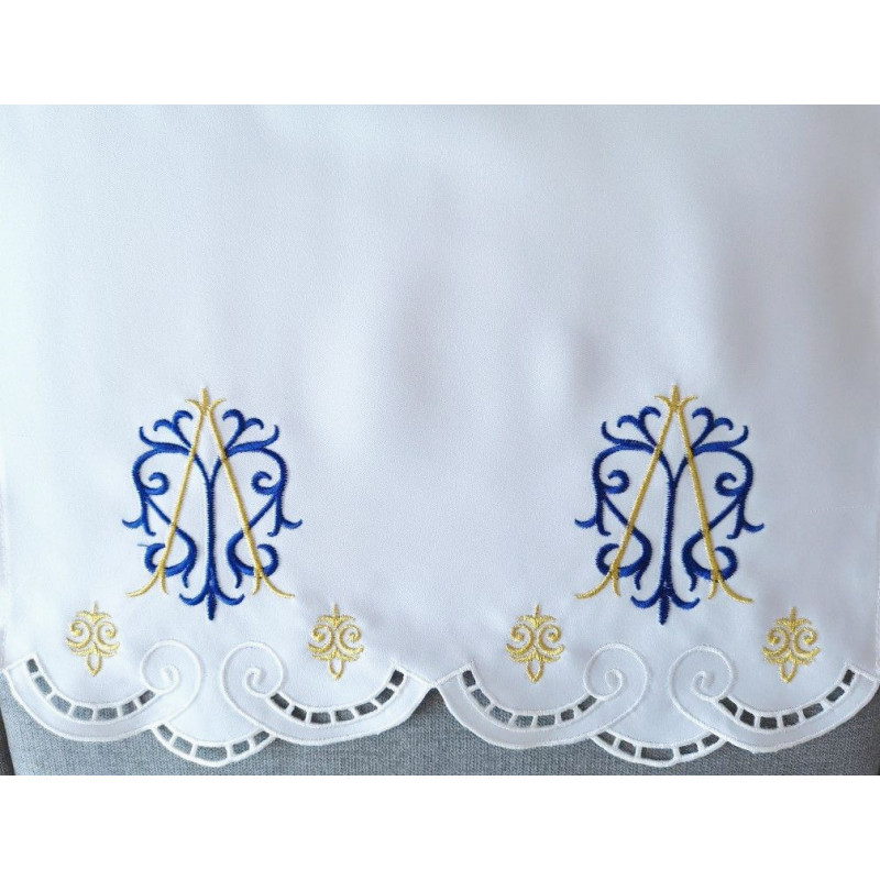Embroidered altar cloth - Marian design (168) - Best Catholic Shop