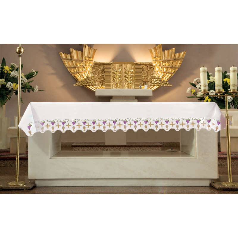 Cloth with embroidered grape chalice (156) - Best Catholic Shop
