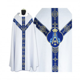 Romanesque Marian chasuble (conical)