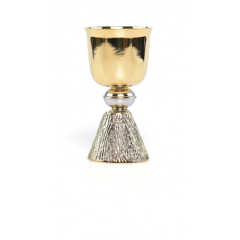 Mini chalice with decorative base - 13 cm (5.1 inches) (010) - Best Catholic Shop
