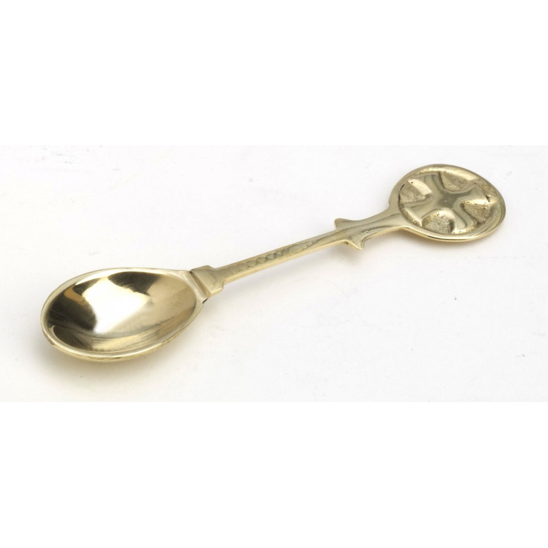 Gold incense spoon - 10 cm (3.9 inches) - Best Catholic Shop