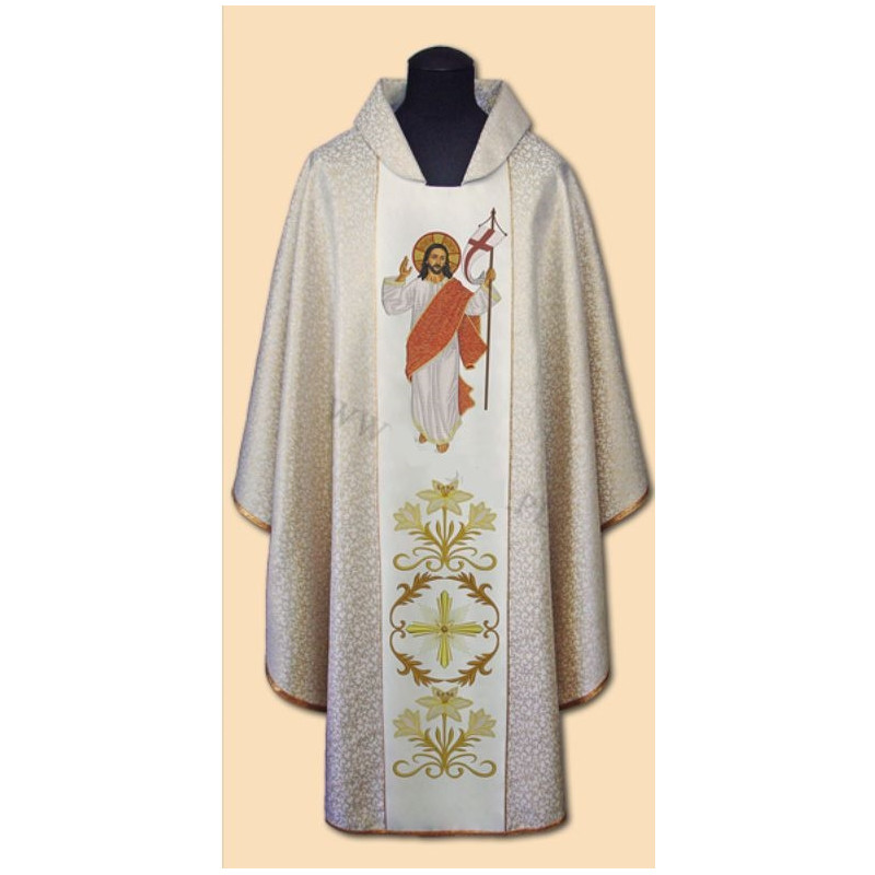 Embroidered chasuble - Christ Risen (93) - Best Catholic Shop