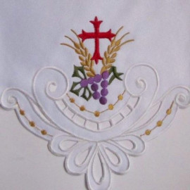 Embroidered altar cloth - Eucharistic design (91)