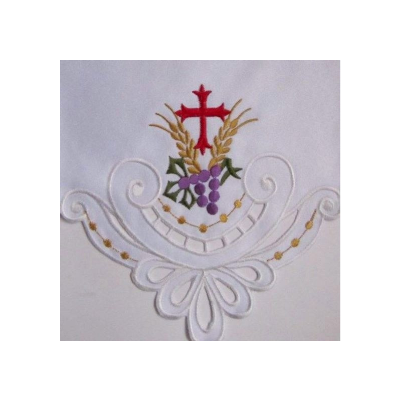 Embroidered altar cloth - Eucharistic design (91) - Best Catholic Shop