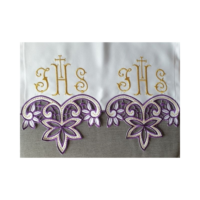 Embroidered altar cloth - Eucharistic design (195) - Best Catholic Shop