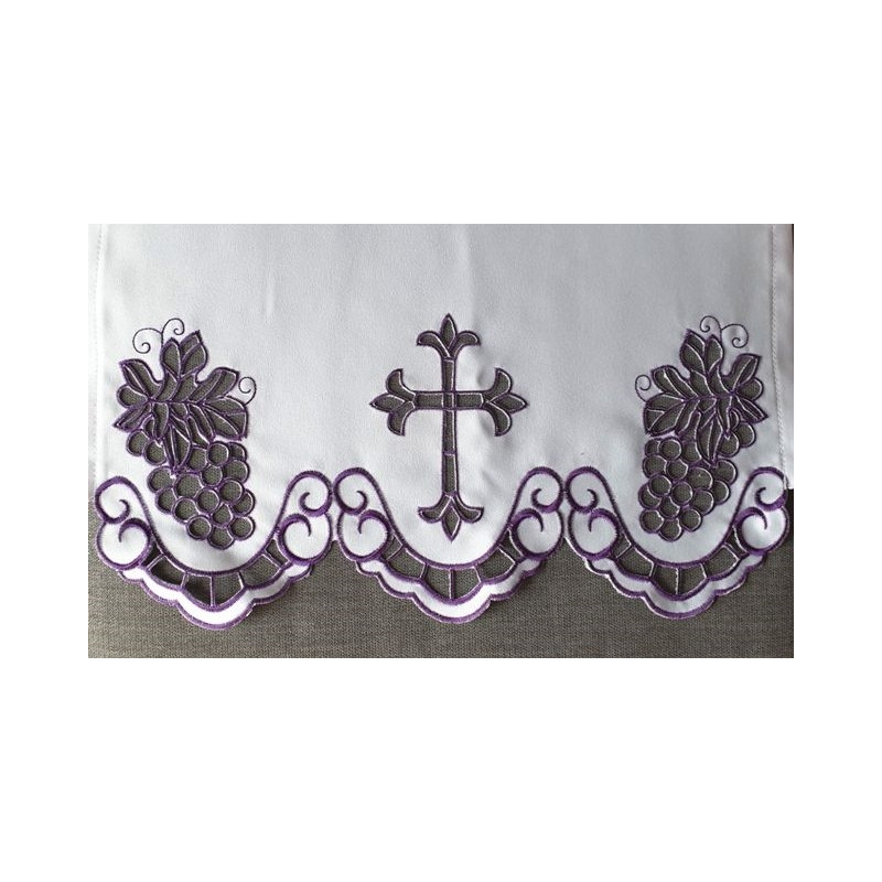Embroidered altar cloth - Eucharistic design (196) - Best Catholic Shop