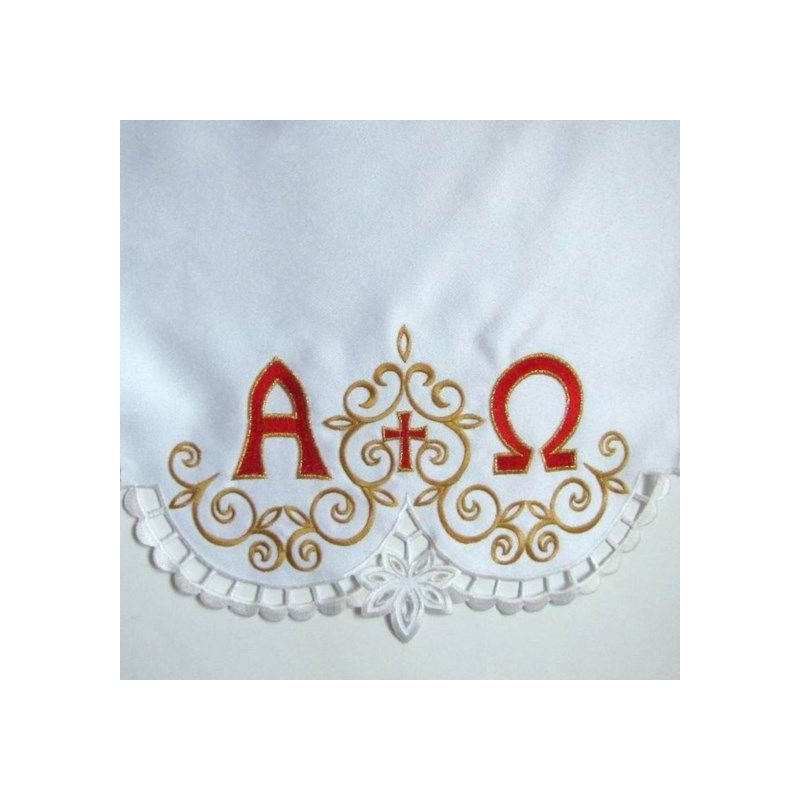 Embroidered altar cloth - Alfa Omega (76) - Best Catholic Shop