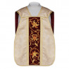 Roman chasuble - damask fabric IHS (38) - Image 2
