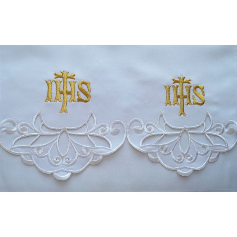 Embroidered altar cloth - Eucharistic design (187) - Best Catholic Shop