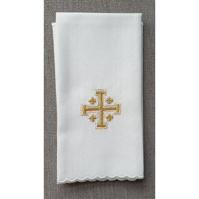 Purificator Jerusalem Cross - 100% cotton - Best Catholic Shop
