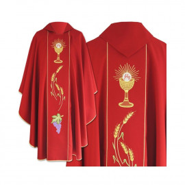 Gothic chasuble embroidered chalice (35)
